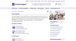 Desktop Screenshot of krisentraining.de